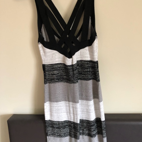 Black and silver bandage dress - Picture 4 of 8